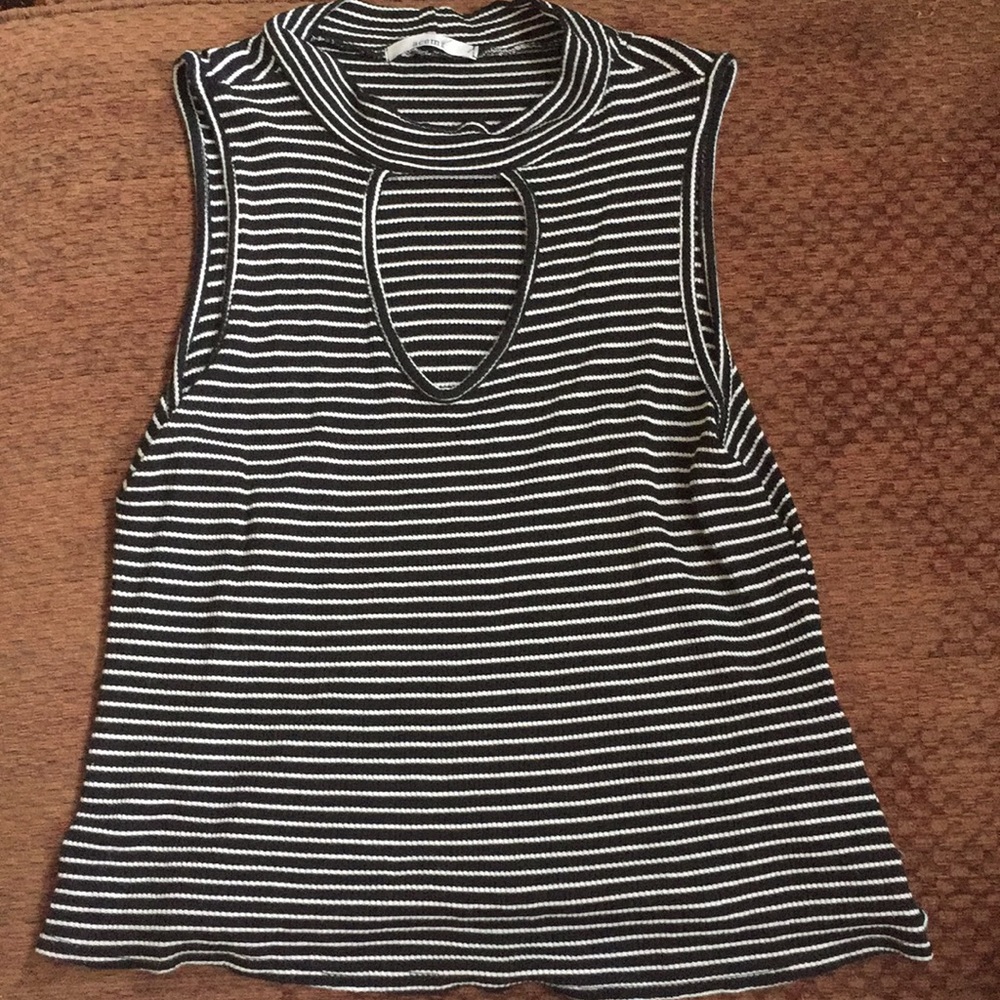 Striped crop top